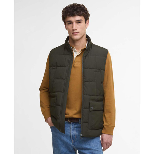 Sage Barbour Mens Bedale Puffer Gilet Front