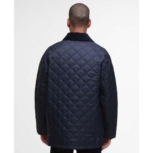 Navy Barbour Mens Essential Bedale Quilted Gilet Back