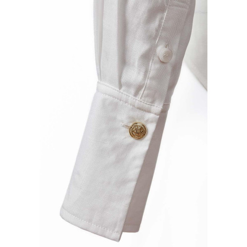 White Holland Cooper Womens Classic Shirt Cuff Detail