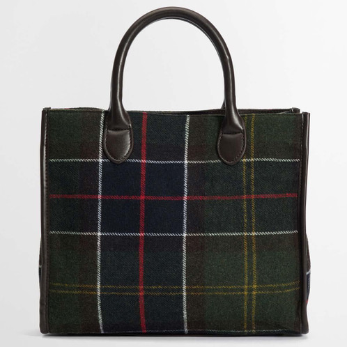 Classic Tartan Barbour Womens Barrhill Tartan Tote Bag Back