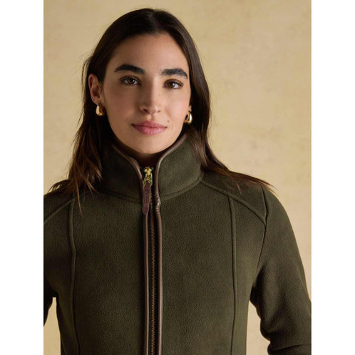 Green Joules Womens Heritage Fleece Full Zip Jacket Detail