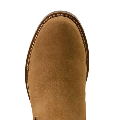 Amber Brown Ariat Womens Wexford Sherpa Waterproof Boots Toe