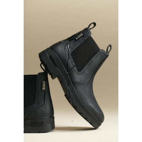 Black Barbour Mens Turnbull Chelsea Boot Lifestyle