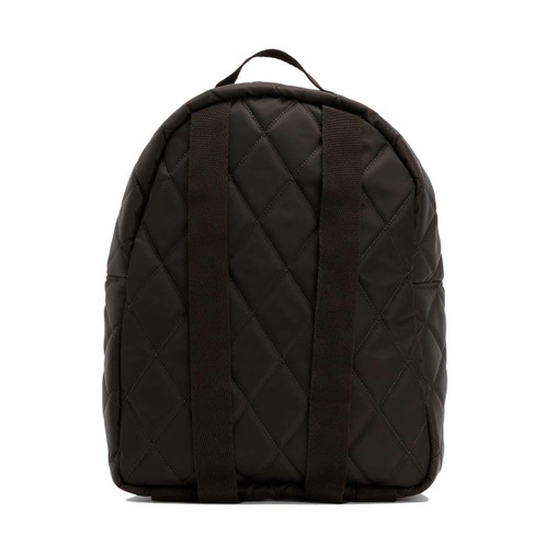 Olive Barbour Womens Quilted Backpack Back