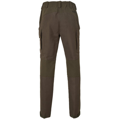 Willow Green/Brown Harkila Mens Hill Trousers Back