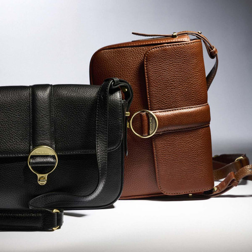 Barbour Womens Rosa Leather Crossbody Bag Lifestyle