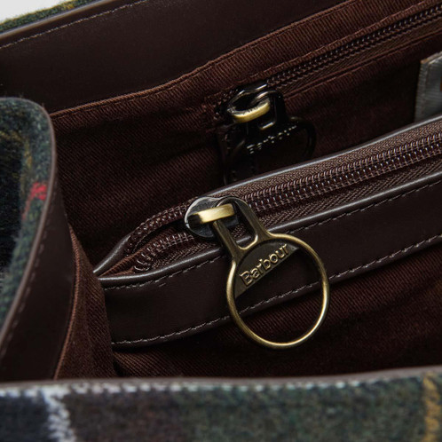 Classic Tartan Barbour Womens Turnberry Tartan Tote Bag Inner Compartment