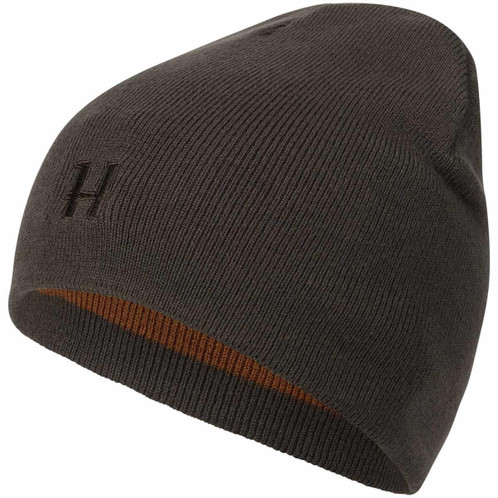 Shadow Brown/Rustique Clay Harkila Mens Reversible Beanie