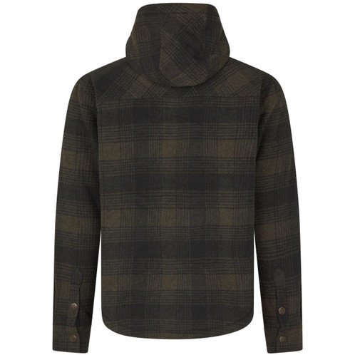 Pine Green Check Seeland Mens Canada Yukon Jacket Back