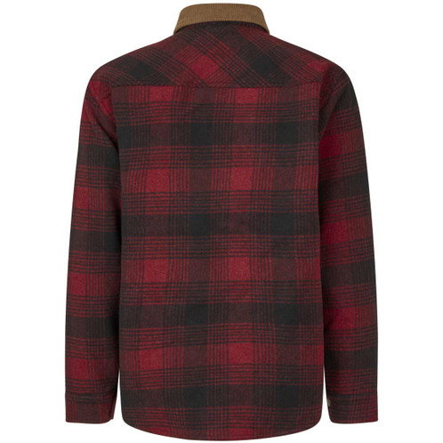 Red Check Seeland Mens Canada Yukon Shirt Back