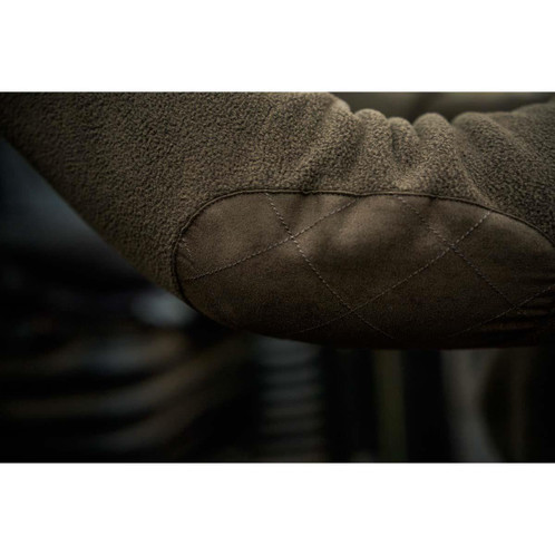 Light Pine Seeland Mens Fog Fleece Jacket Detail