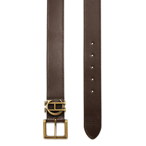 Chocolate Holland Cooper Mens Classic Belt Detail