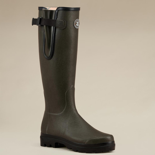 Le Chameau x National Trust Womens Vierzon Femme Wellington Boots alone
