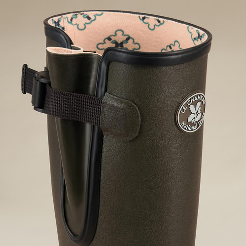 Le Chameau x National Trust Womens Vierzon Femme Wellington Boots lining