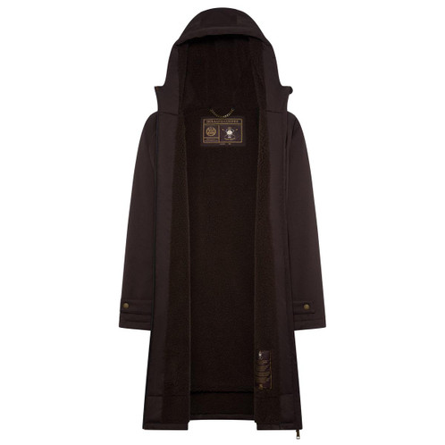 Chocolate Holland Cooper Mens One Size Waterproof Coat Open