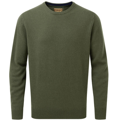 woodland Schoffel Mens Lewis Lambswool Crew Neck Jumper