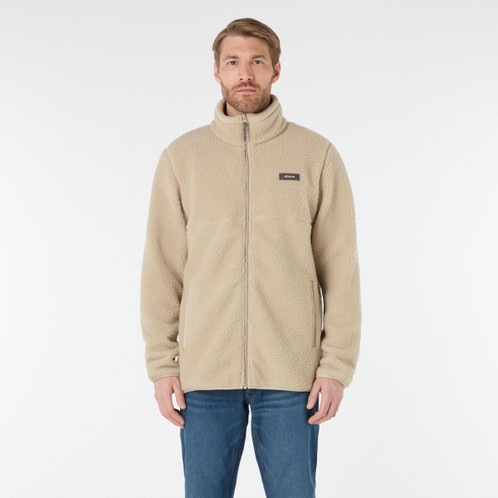 Pure Cashmere Musto Mens Cove Deep Pile Fleece Jacket On Model