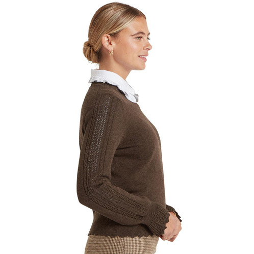Chocolate Schoffel Womens Leyburn Jumper model side
