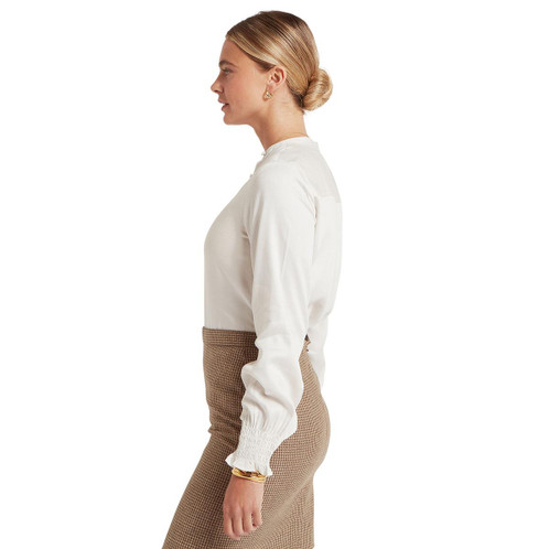 Schoffel Womens Melford Blouse Dove side