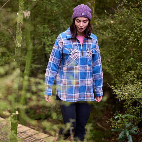 Eastcoat Check Swanndri Womens Ranger Bush Shirt Lifestyle