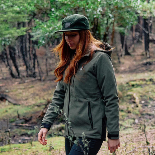 Forest Swanndri Womens High Rock Stormshield Fleece Jacket Lifestyle