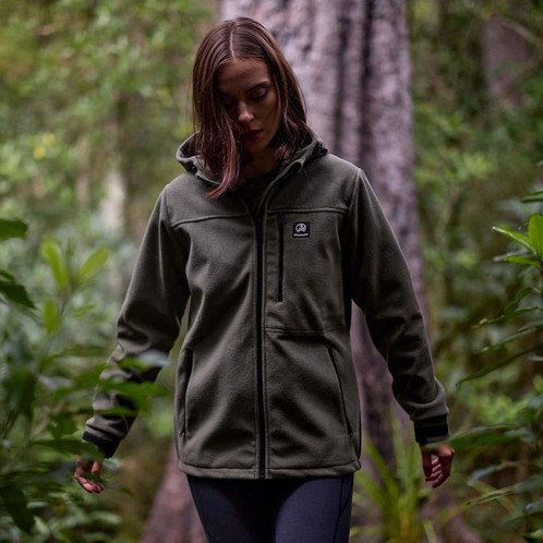 Forest Swanndri Womens High Rock Stormshield Fleece Jacket Lifestyle