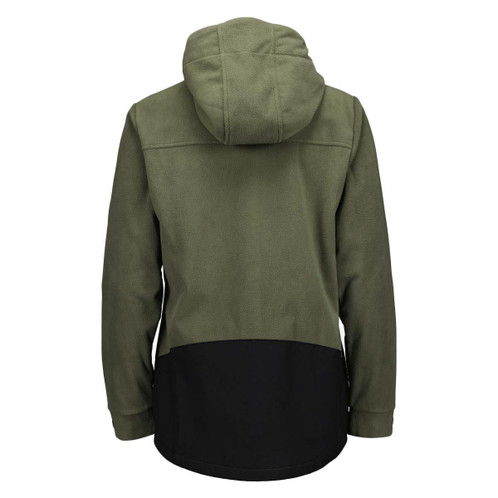 Forest Swanndri Womens High Rock Stormshield Fleece Jacket Back