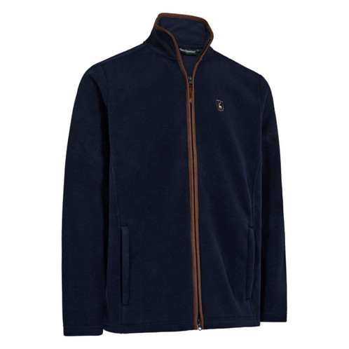 Dark Blue Deerhunter Mens Cumbria Fleece Jacket