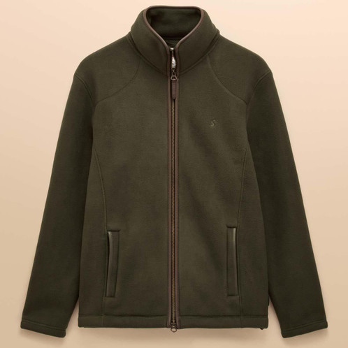 Dark Green Joules Mens Heritage Fleece Jacket
