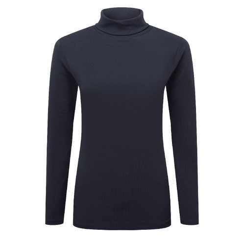Navy Schoffel Rosedale Roll Neck
