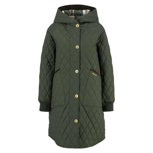 Olive  Barbour Womens Hilary Quilted Jacket