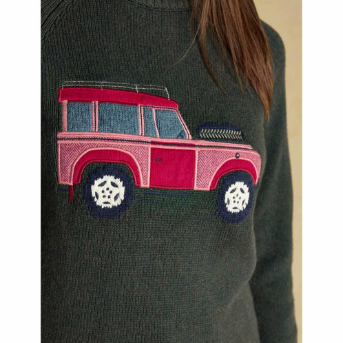 Green Joules Womens Rutland 4x4 Knitted Jumper Detail