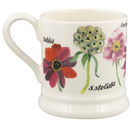 Emma Bridgwater Autumn Flowers 1/2 Pint Mug side