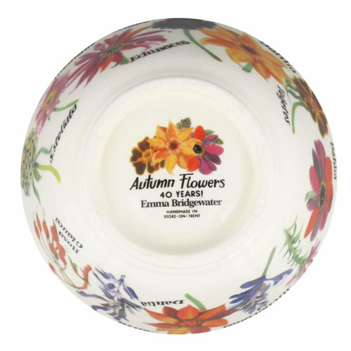 Emma Bridgewater Autumn Flowers Small Old Bowl bottom