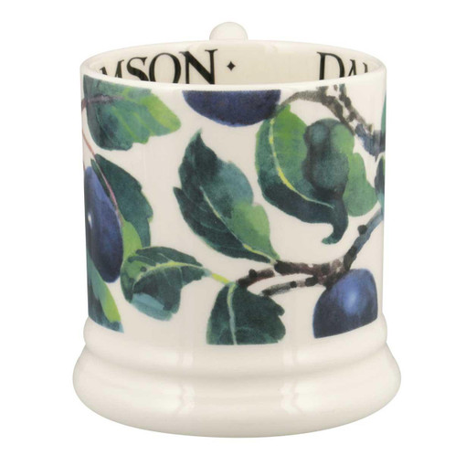 Emma Bridgewater Damson 1/2 Pint Mug back