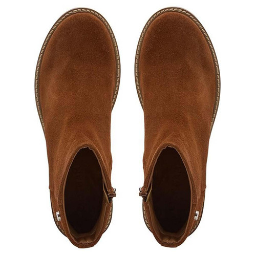 Tan Chatham Womens Hays Heeled Zip Boot Top