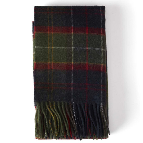 Red Classic Tartan Barbour Brack Patchwork Tartan Scarf