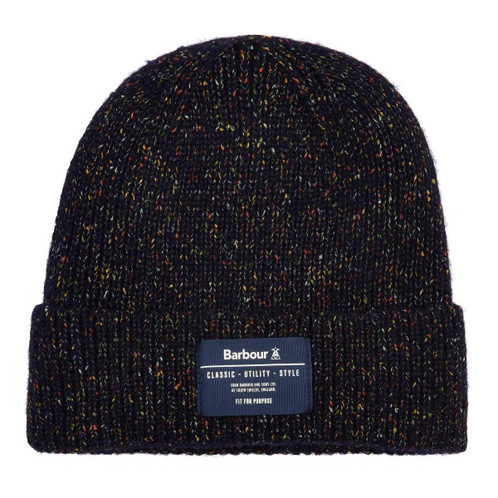 Navy Barbour Mens Eston Beanie