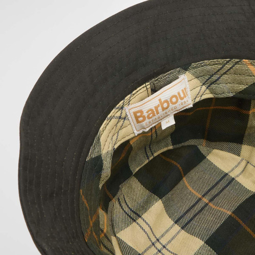 Fern Barbour Womens Belsay Wax Bucket Hat Lining