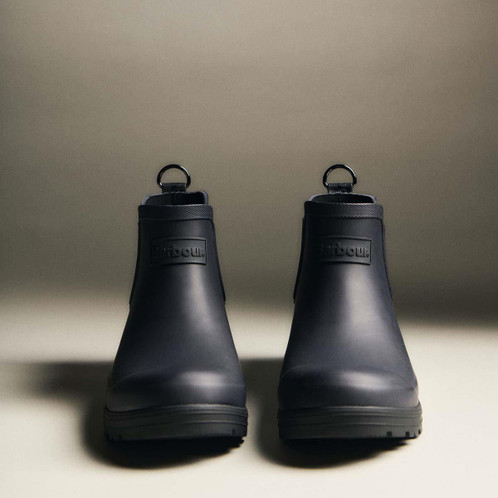 Navy/Black Barbour Mens Fynn Chelsea Welly Lifestyle 2