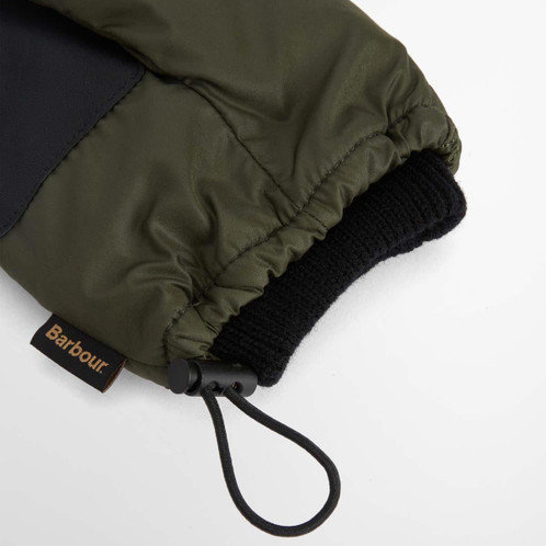 Forest Barbour Mens Harker Waterproof Gloves Toggle