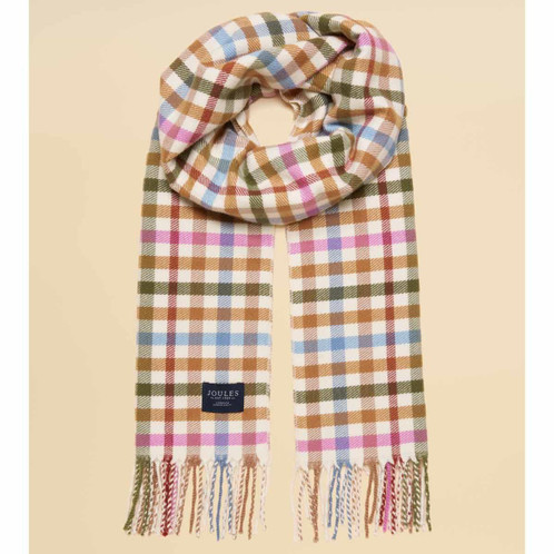 Multi Neutral Joules Womens Langtree Scarf
