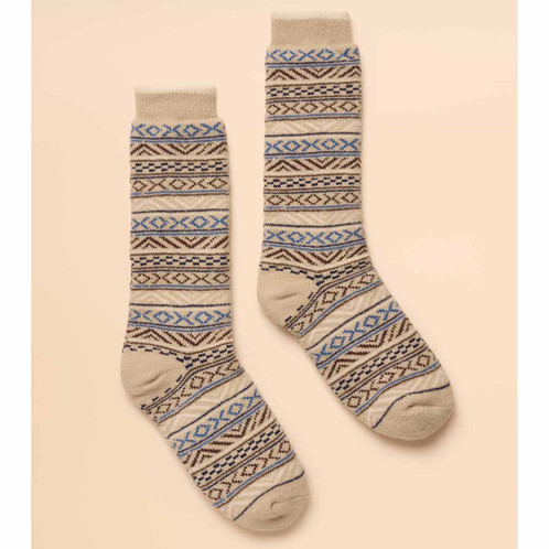 Neutral Joules Womens Chalet Cosy Lined Socks