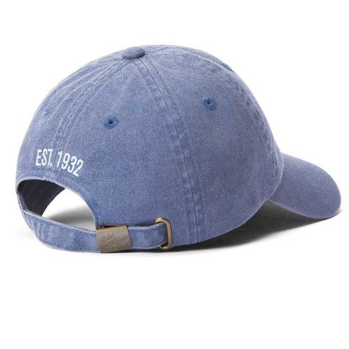 Blue R.M. Williams Mens Branded Twill Cap back