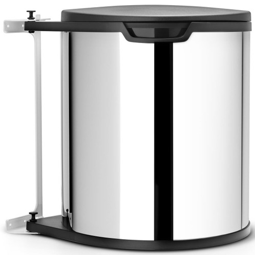 Brilliant Steel Brabantia Built-In Bin 15 Litre