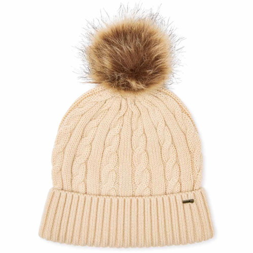 Dusky Green Dubarry Womens Foley Hat and Scarf Set Beanie Hat