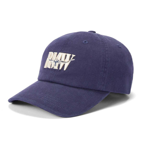 Navy R.M. Williams Heritage Twill Cap side