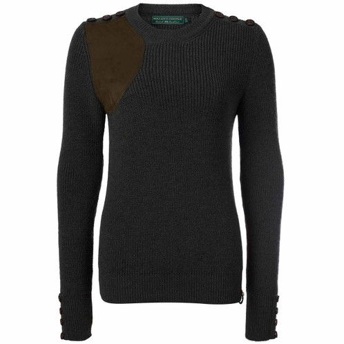 Forest Marl Holland Cooper Womens Heritage Crew Neck Knit