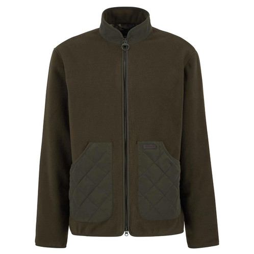 Olive Barbour Mens Lowich Fleece Jacket
