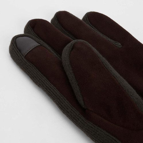 Brown/Olive Barbour Mens Magnus Glove Palm